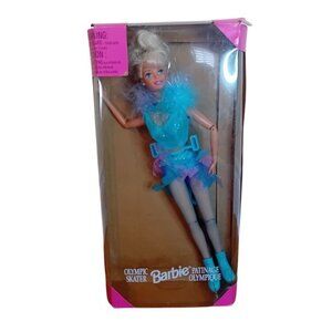 1997 Vintage Mattel Ice Skater Barbie‎ Fashion Doll Pre-Owned W/ Box Sporty READ